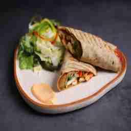 Keto peri peri paneer wrap