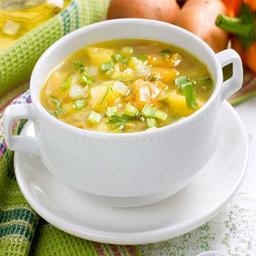 Veg pepper lemon soup