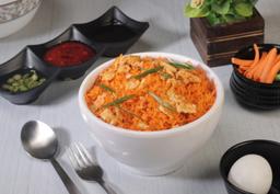 Schezwan egg fried rice