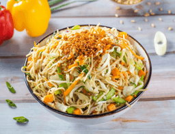 Burnt garlic veg noodles