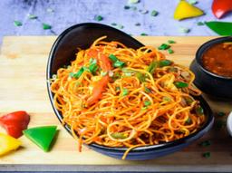 Schezwan veg noodles
