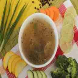 Chicken pepper lemon soup