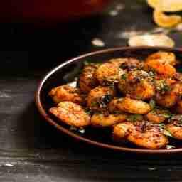 Prawns black pepper -starter
