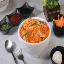 Schezwan egg fried rice