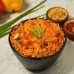 Schezwan chicken noodles