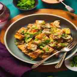 Pepper onion paneer- dry