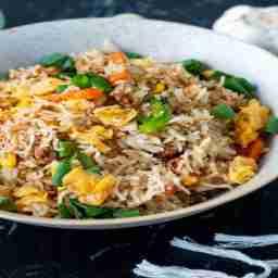 Egg chilli garlic fried rice