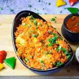 Chicken schezwan fried rice