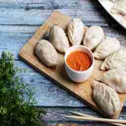 Chicken cheese burst  momos