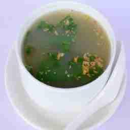 Veg pepper lemon soup