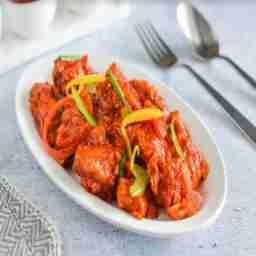 Red pepper chicken- starter.