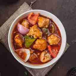 Ginger garlic chilli chicken gravy