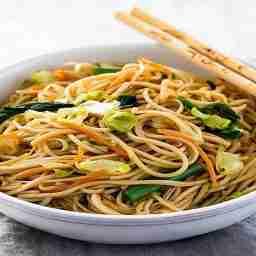 Chicken ginger garlic noodles