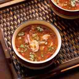 Seafood hot & sour soup