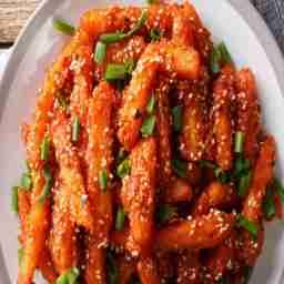 Honey chilli potato  - starter