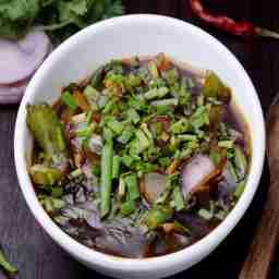 Chilli mushroom gravy