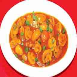 Mushroom hot garlic gravy