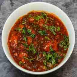 Paneer manchurian gravy