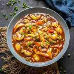 Gobi hot garlic gravy