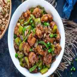 Prawns chilli  gravy
