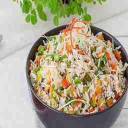 Veg ginger capsicum fried rice
