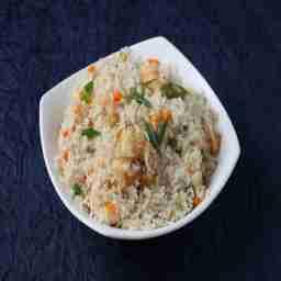 Butter garlic chicken fried rice