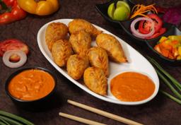 Chicken cheese fried momo