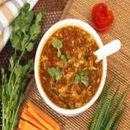 Chicken hot & sour soup