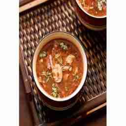 Seafood hot & sour soup