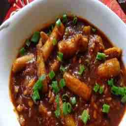 Chilli baby corn- gravy