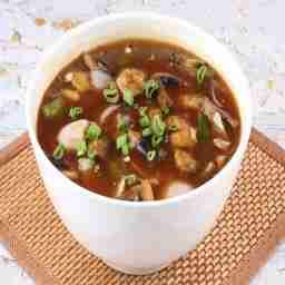 Manchurian mushroom- gravy