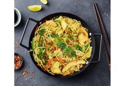 Chicken burnt garlic noodles