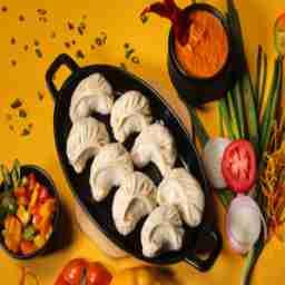 Chicken steam momo