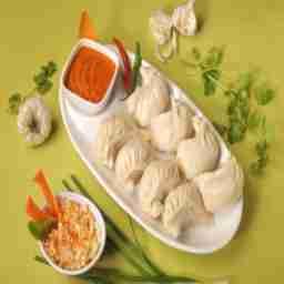 Veg cheese steam momo