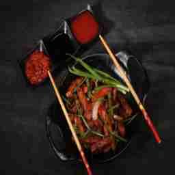 Wok tossed chilli potato - starter