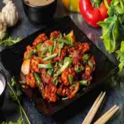 Prawns - chilli - starter