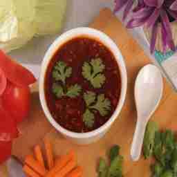 Veg hot & sour soup