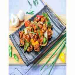 Chilli mushroom - dry