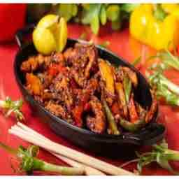 Special shredded chicken with green & red pepper- starter