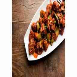 Chilli gobi- gravy