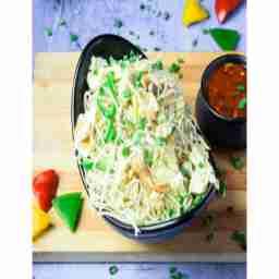 Egg hakka double noodles