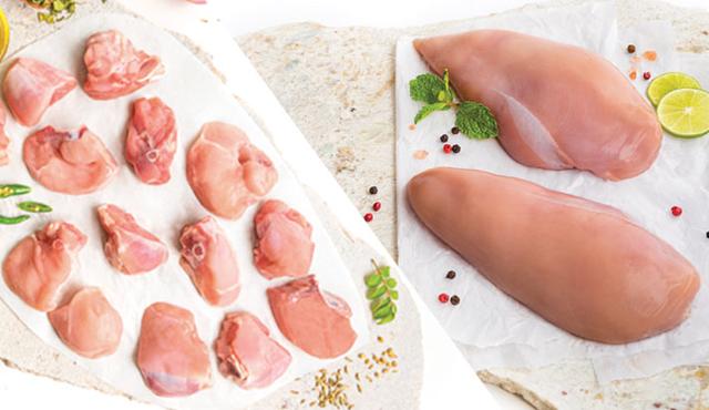 Chicken Curry Cut Without skin + Chicken Breast Boneless