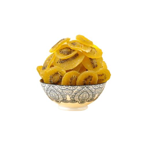 Ajfan Natural Dried Yellow Kiwi Slices | Naturally Dehydrated And Juicy Dry Fruits | Premium, 250 gm