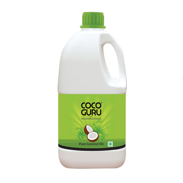 Cocoguru High Grade Coconut Cooking Oil - Can 2 Litres