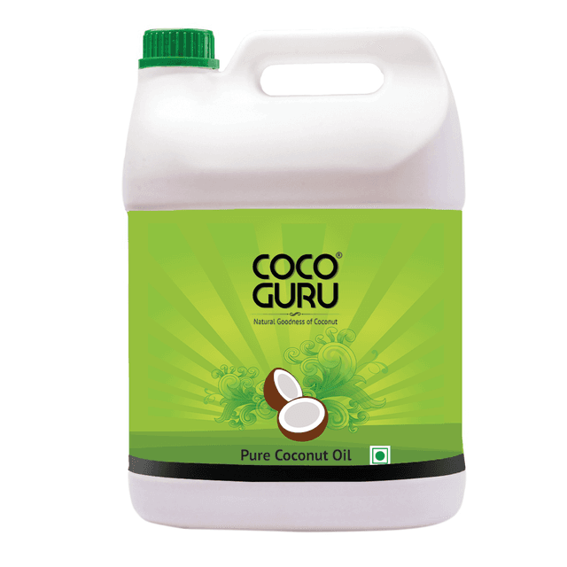 Cocoguru High Grade Coconut Cooking Oil - Can 5 kgs