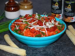 Mexican Baby Corn Manchurian Rice( Free Lemonde Juice - 300 ML )