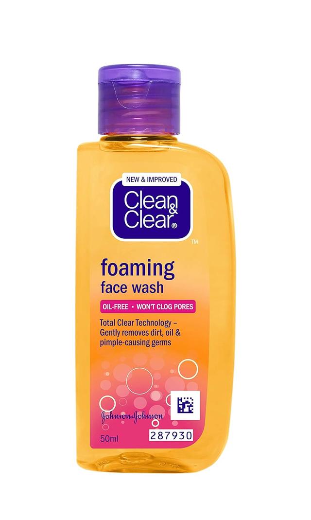 CLEAN CLEAR FOAMING FACE WASH
