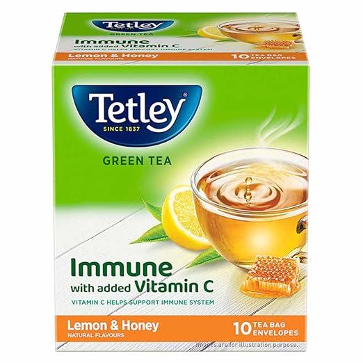 TETLEY GREEN TEA LEMON AND HONEY