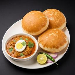 4 Phulka Egg Curry