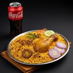 Biryani Rice 1 Leg Piece Coke